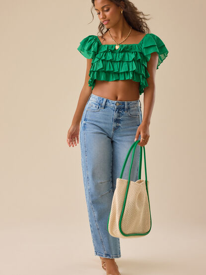 Simone Ruffle Top - TULLABEE