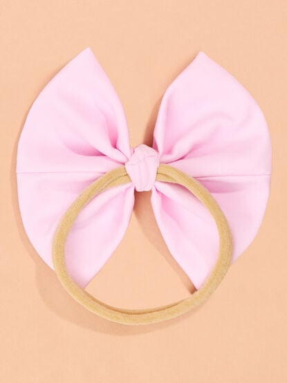 Rose Big Bow Headband - TULLABEE