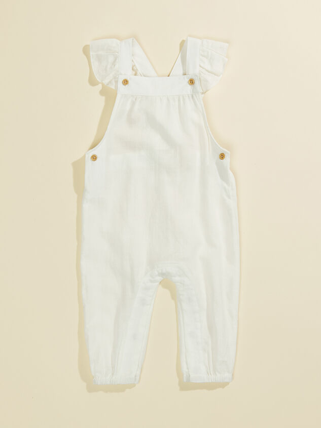 Eloise Ruffle Overalls by Vignette Detail 1 - TULLABEE