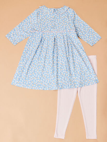 Beth Country Calico Floral Top and Pant Set - TULLABEE