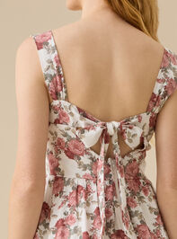 Carlee Floral Mini Dress Detail 3 - TULLABEE