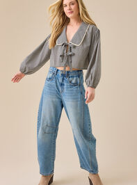 Corwin Gingham Top Detail 2 - TULLABEE