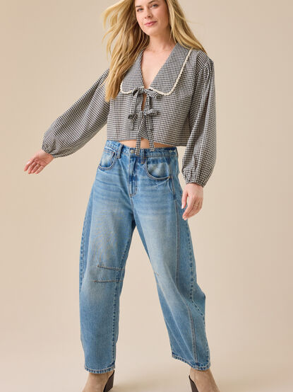Corwin Gingham Top - TULLABEE