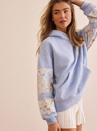 Champ Patchwork Hoodie Detail 4 - TULLABEE