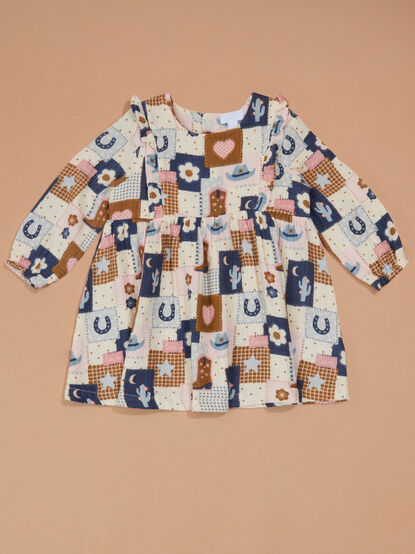 Paige Patchwork Dress and Legging Set - TULLABEE