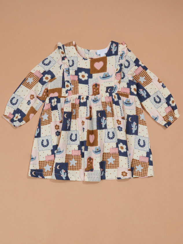 Paige Patchwork Dress and Legging Set Detail 2 - TULLABEE