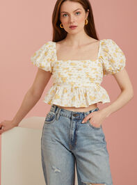 Maxine Floral Babydoll Top - TULLABEE