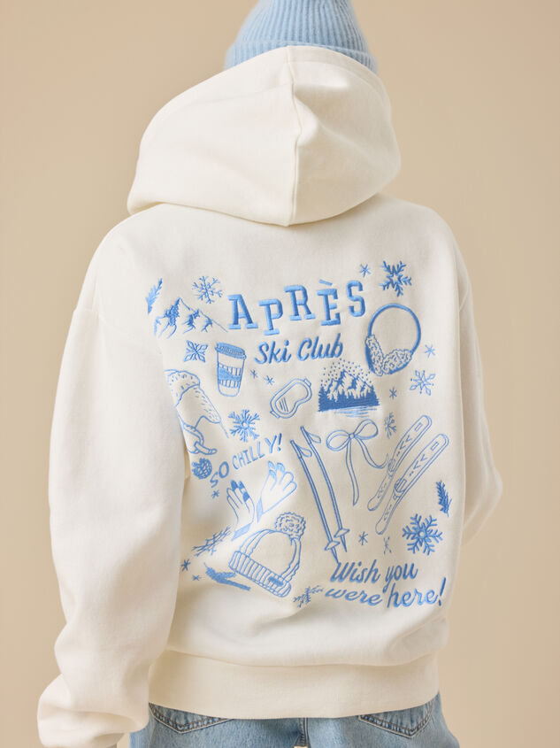 Apres Ski Club Hoodie Detail 3 - TULLABEE
