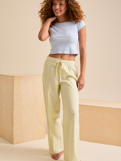 Tawny Striped Boxer Pant - TULLABEE