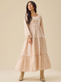 Nora Tiered Mama Dress Detail 2 - TULLABEE