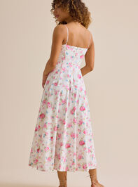 Avelina Floral Maxi Dress Detail 4 - TULLABEE