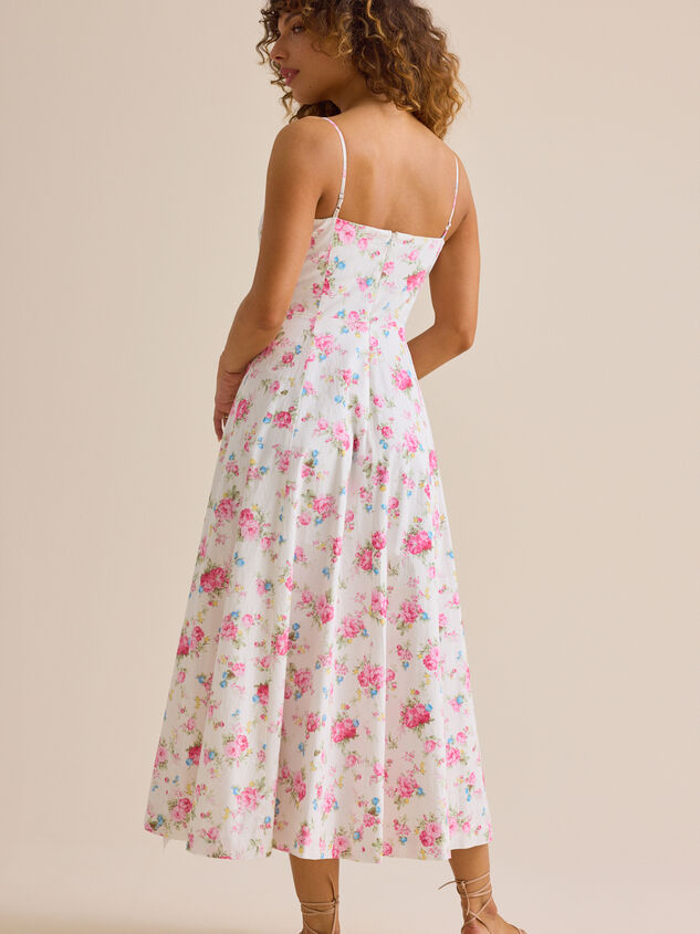 Avelina Floral Maxi Dress Detail 4 - TULLABEE