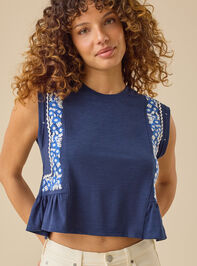 Maisie Embroidered Top - TULLABEE