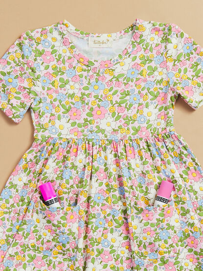 Kendra Floral Twirly Dress - TULLABEE