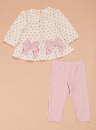 Payton Polka Dot Bow Set - TULLABEE