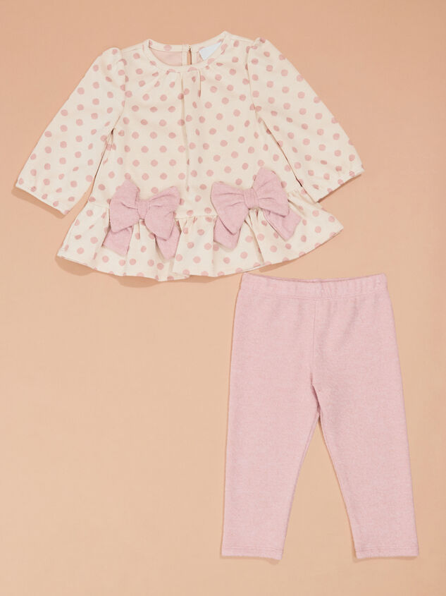 Payton Polka Dot Bow Set - TULLABEE