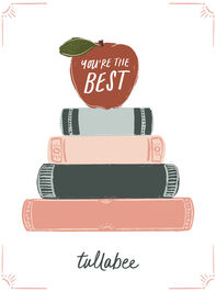 Best Teacher E-Gift Card - TULLABEE