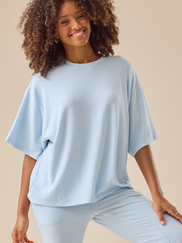 Noah Stripe Oversized Tee - TULLABEE
