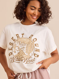 Desert Bound Graphic Tee Detail 2 - TULLABEE