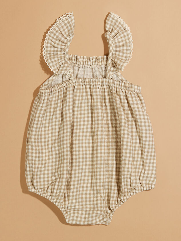 Bonnie Gingham Bubble by Quincy Mae Detail 2 - TULLABEE