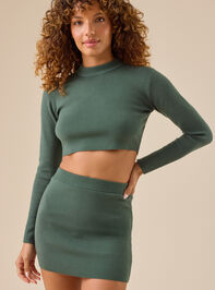 Phoebe Sweater Mini Skirt - TULLABEE