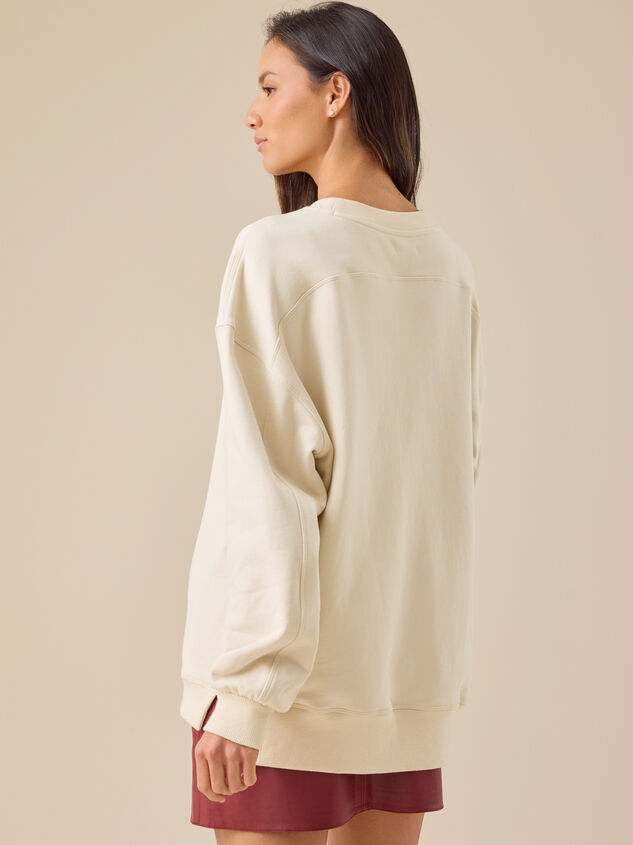 Put It On Santa's Tab Mama Sweatshirt Detail 4 - TULLABEE