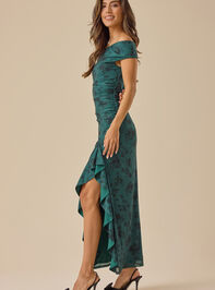 Maizy Asymmetrical Maxi Dress Detail 2 - TULLABEE