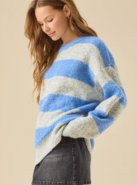 Mindy Oversized Rugby Sweater Detail 4 - TULLABEE