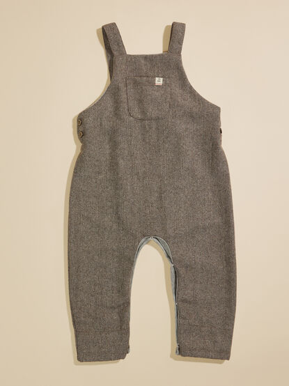Carter Tweed Toddler Overalls by Me + Henry - TULLABEE