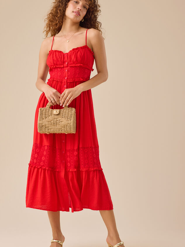 Anica Woven Maxi Dress - TULLABEE