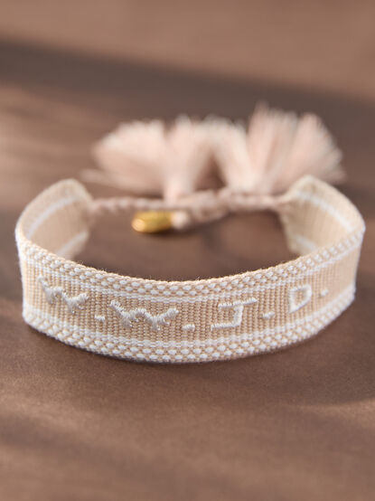 WWJD Friendship Bracelet - TULLABEE