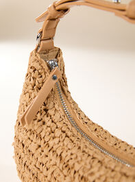 Pura Vida Straw Shoulder Bag Detail 2 - TULLABEE