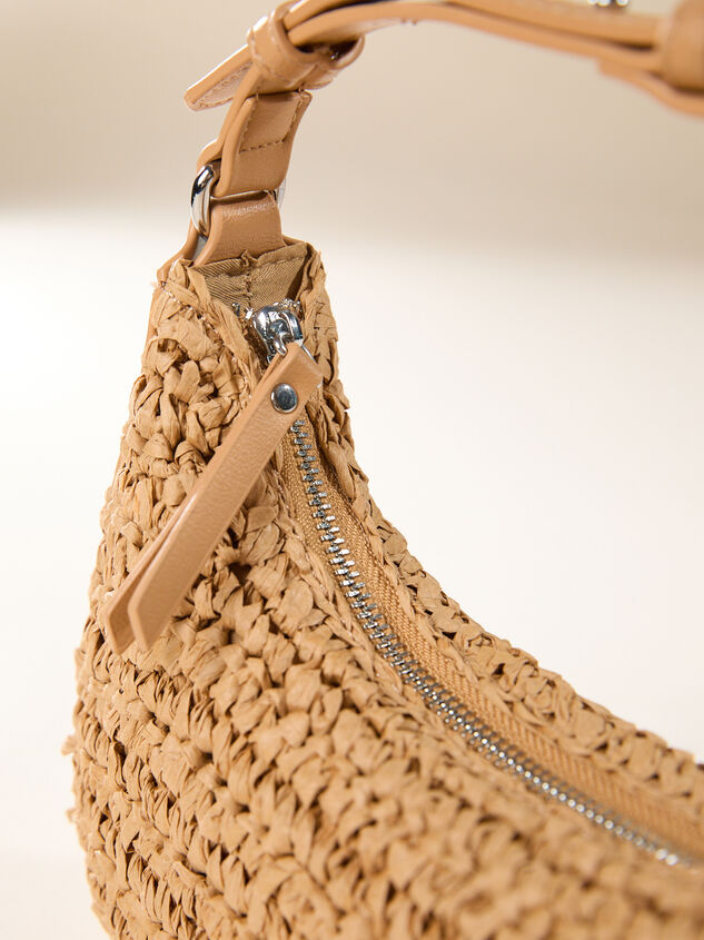 Pura Vida Straw Shoulder Bag Detail 2 - TULLABEE