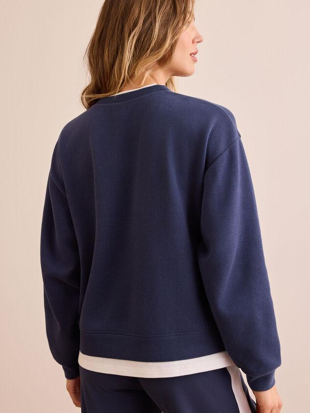 Horizon Double Layer Pullover Detail 5 - TULLABEE