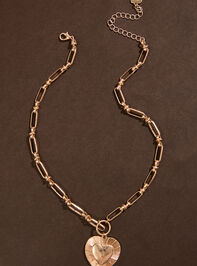 Burst Heart Necklace Detail 2 - TULLABEE