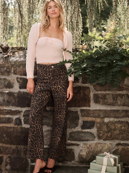 Fawn Cheetah Baggy Pants - TULLABEE