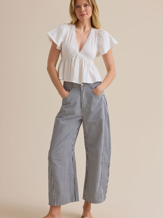Caven High Rise Barrel Pants - TULLABEE