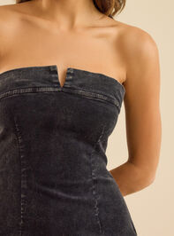 Ferrin Corduroy Midi Dress Detail 2 - TULLABEE