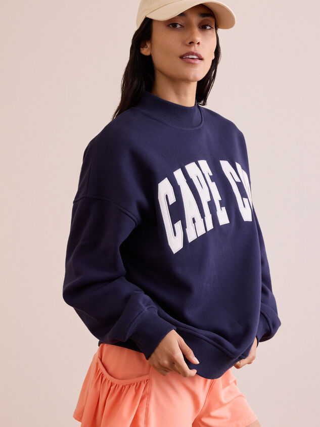 Cape Cod Mockneck Pullover Detail 4 - TULLABEE