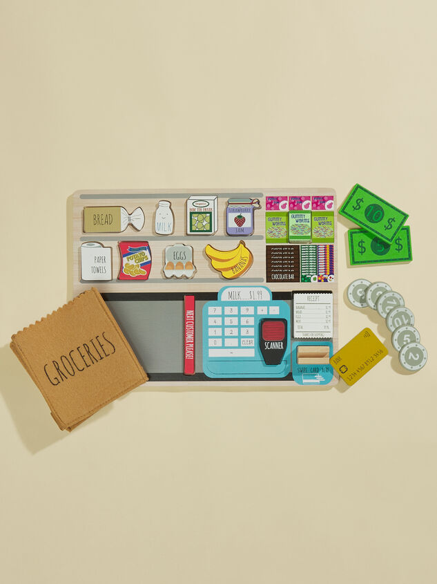 Grocery Time Puzzle by MudPie Detail 1 - TULLABEE