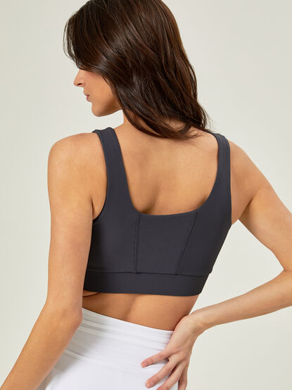 Energize Ribbed Sports Bra - TULLABEE