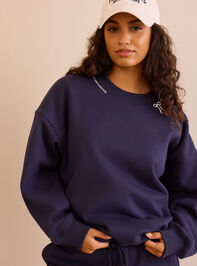 Layup Bow Pullover Detail 3 - TULLABEE