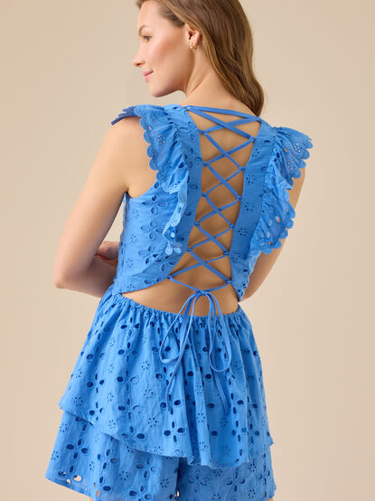 Opal Eyelet Romper - TULLABEE