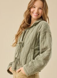 Besty Quilted Jacket Detail 4 - TULLABEE