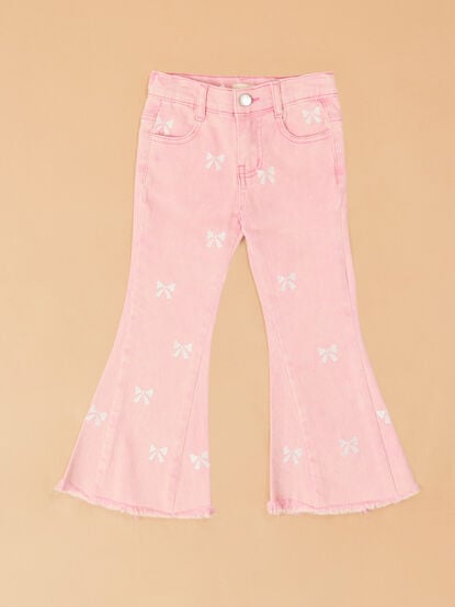 Bianca Bow Flare Jean - TULLABEE