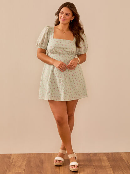 Rachel Floral Mini Dress - TULLABEE