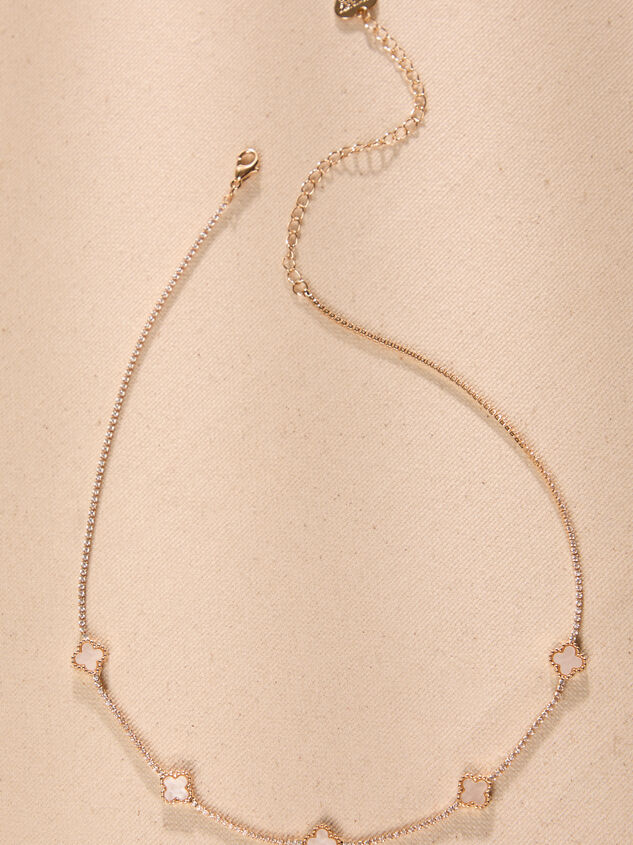 Mother of Peal Clover Choker - TULLABEE