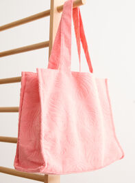 Palm Paradise Terry Knit Tote - TULLABEE