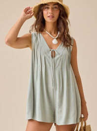 Evie Linen Romper - TULLABEE
