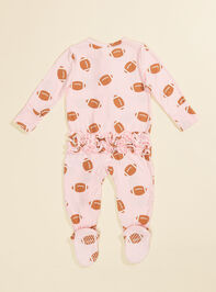 Football Ruffle Footie Detail 2 - TULLABEE